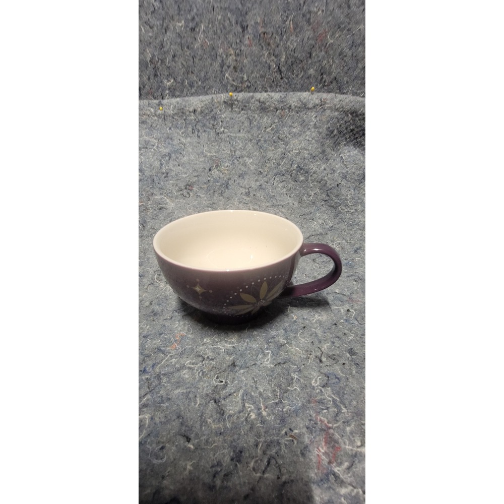 Starbucks 2006 Tea Cup only Holiday Purple Gold Stars